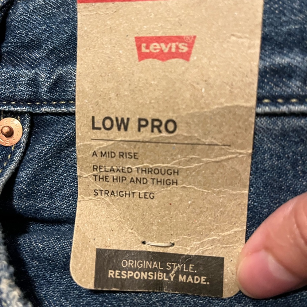 Levi's Blue Relaxed Fit Jeans Classic Style